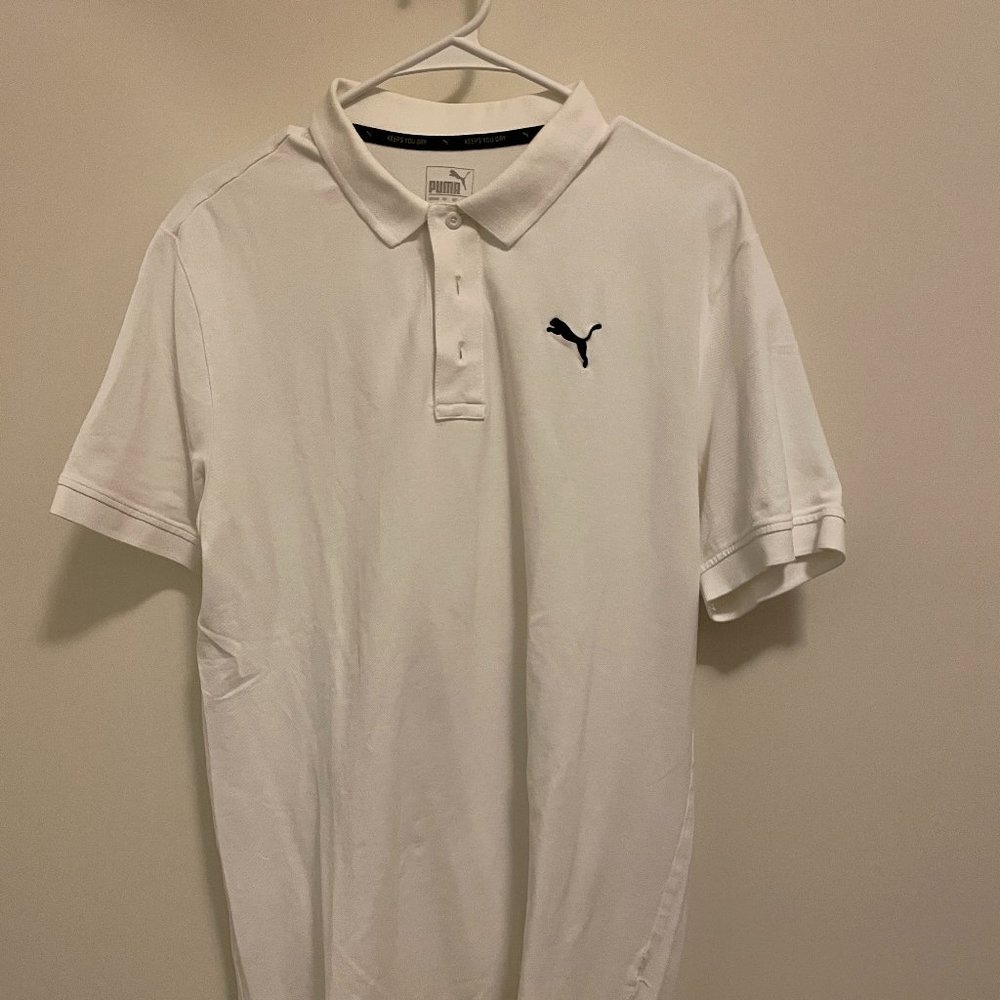 Puma white polo - L